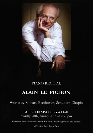 圖片 Alain Le Pichon Charity Recital for Medecins Sans Frontieres