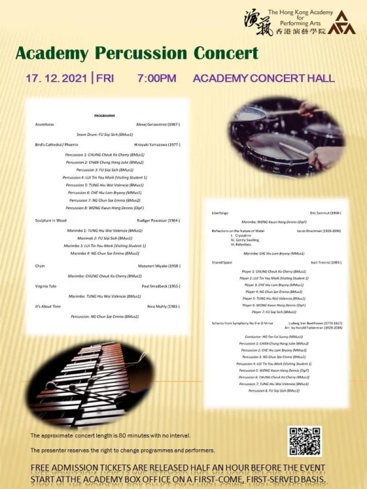 Academy Percussion Concert 