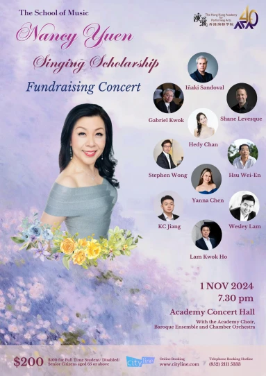 The School of Music Nancy Yuen Singing Scholarship Fundraising Concert