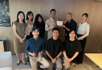 Thumbnail Meeting of awardees of the "Louis Koo Scholarships" with Mr. Louis Koo