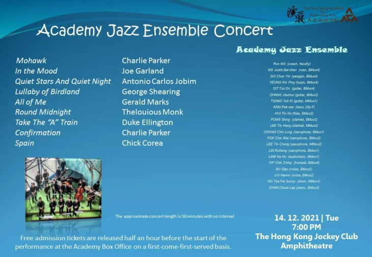 Thumbnail Academy Jazz Ensemble Concert