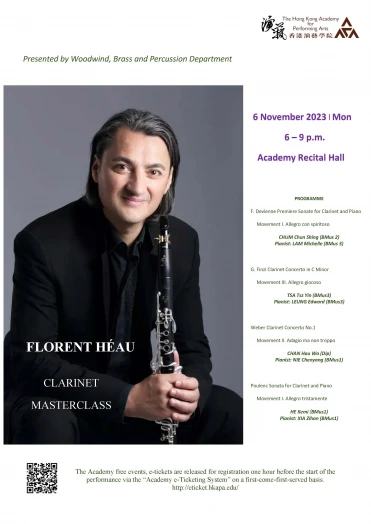 Thumbnail Academy Clarinet Masterclass by Florent Héau