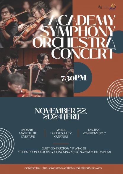 Thumbnail Academy Symphony Orchestra Concert - A Celebration of Antonín Dvořák's Legacy  -  Conductors: Yip Wing-sie & Academy Student Conductors